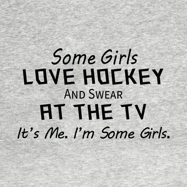 Girls Watching Hockey by Saltee Nuts Designs